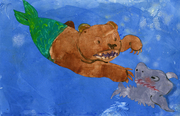 Bearfish and the shark