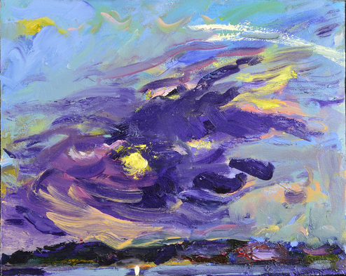 Yellow Sun Purple